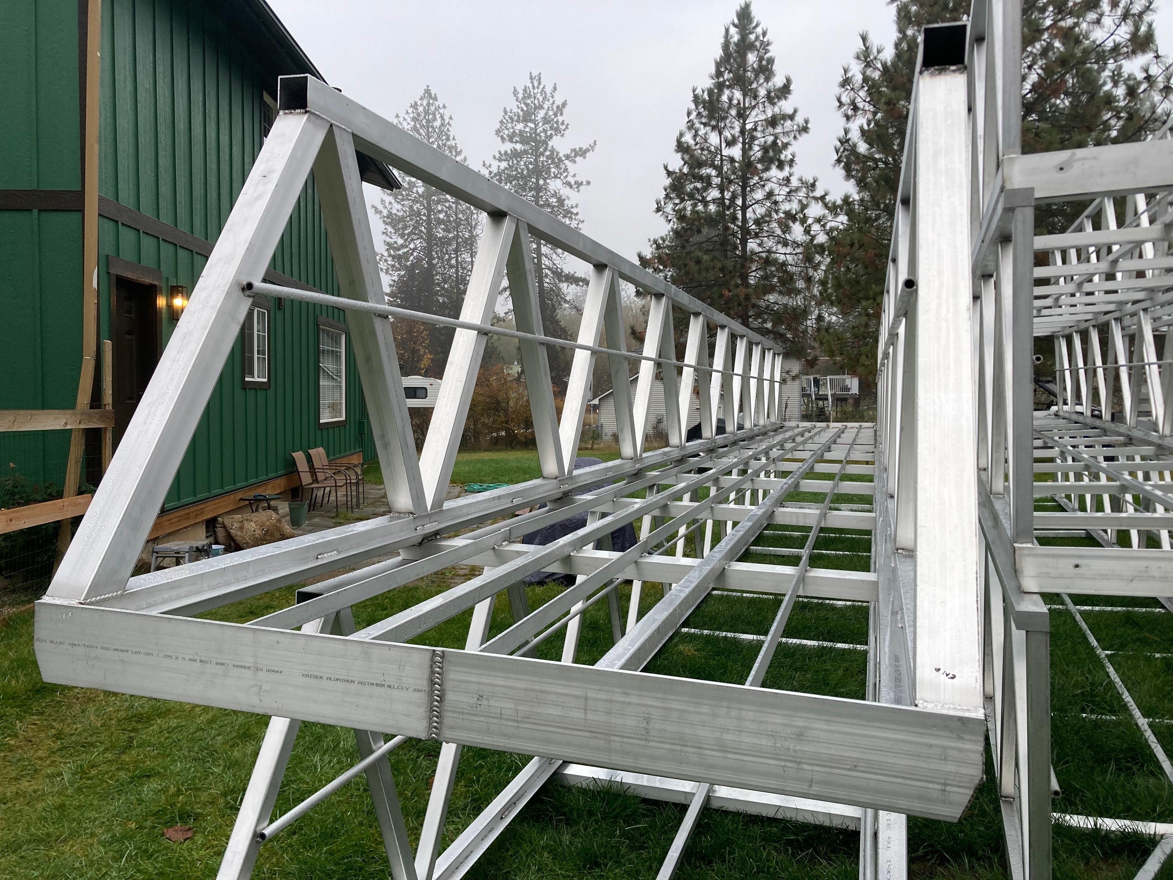 Gangway and aluminum fabrication project photo 7